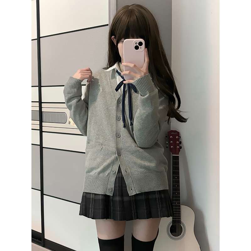 セーラー服 学生風カーディガン制服セット