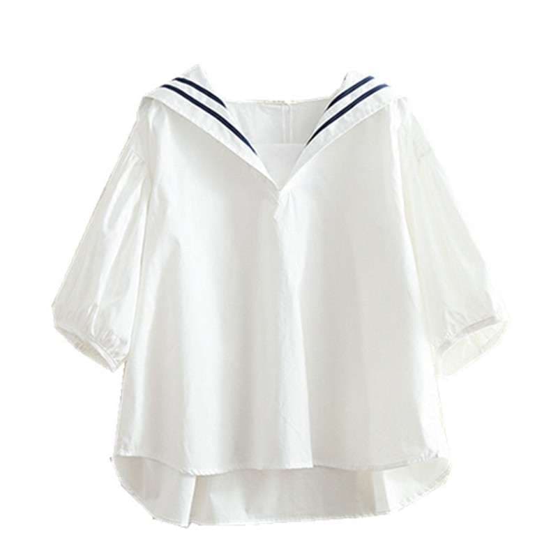 セーラー服 セーラー風デザイン ゆったりブラウス