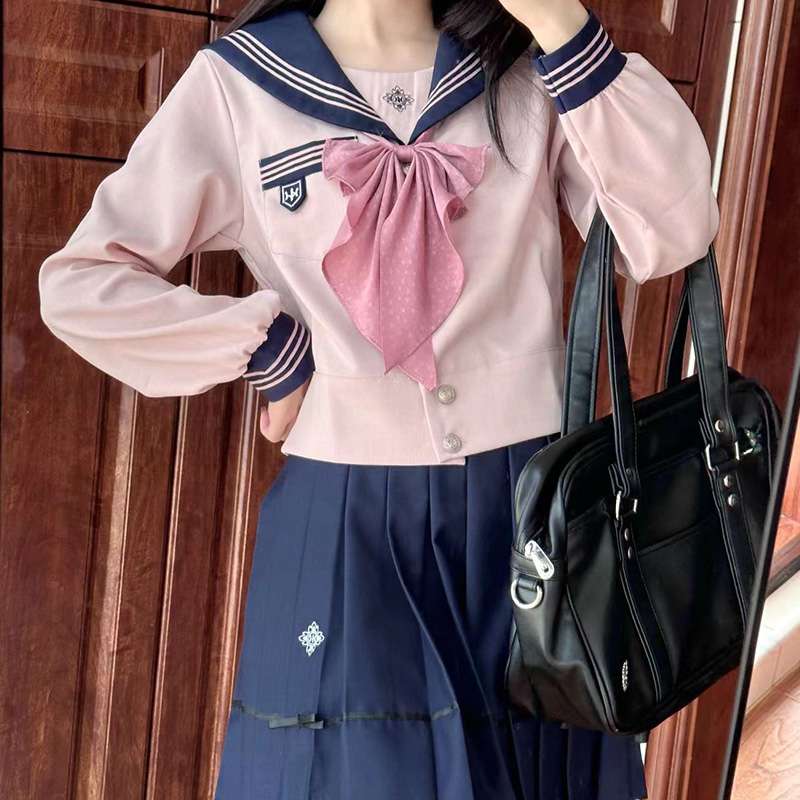 セーラー服 大きなリボンの 制服セット