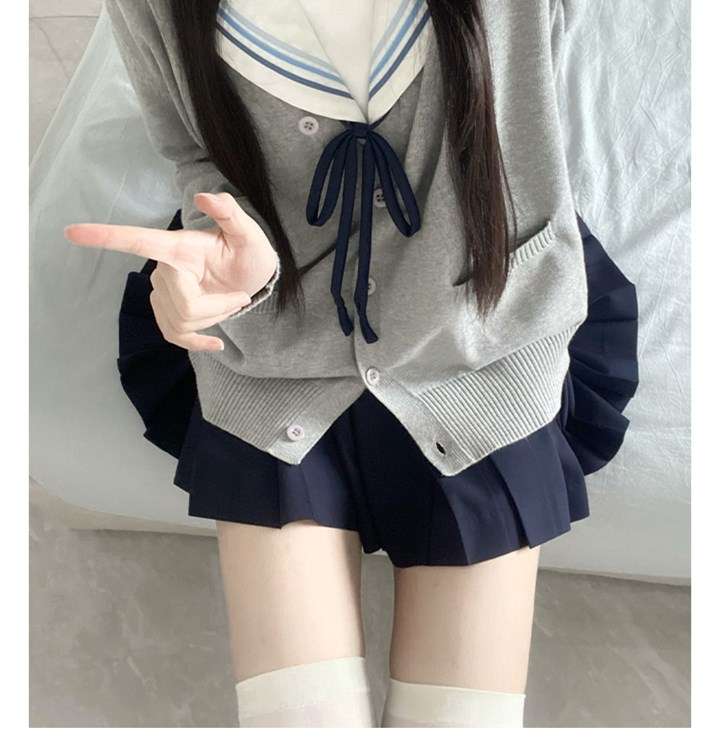 セーラー服 セーラー風学生服 カーディガンセット
