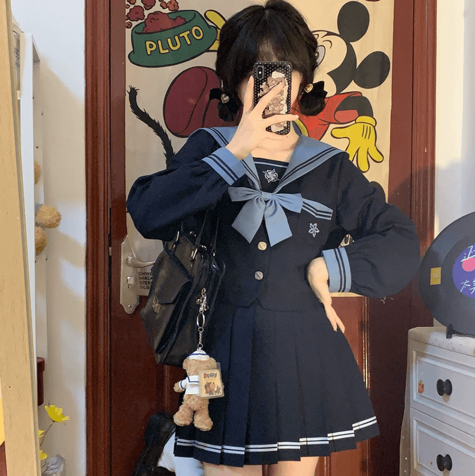 セーラー服 ブルーリボンセーラーワンピース