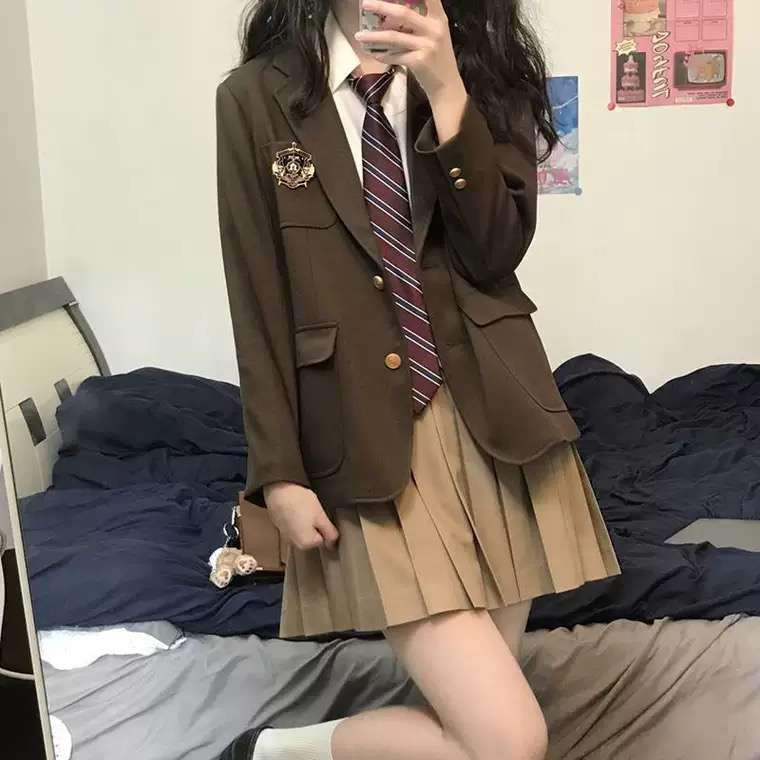 セーラー服 レトロ調学生ブレザーセット