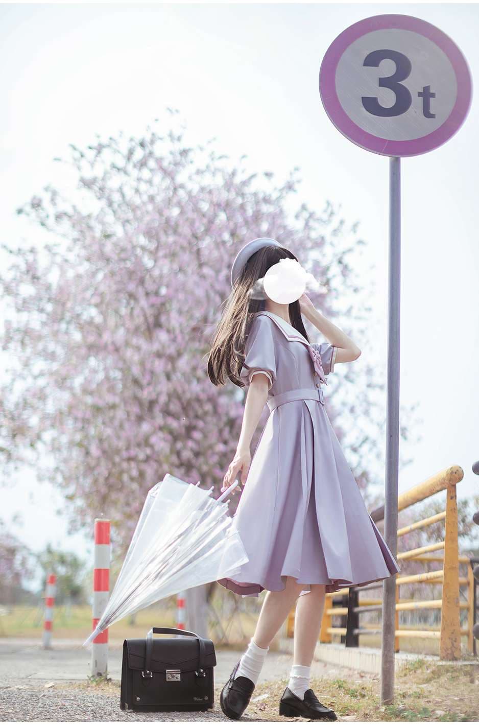 セーラー服 春の香りただよう乙女のセーラーワンピース
