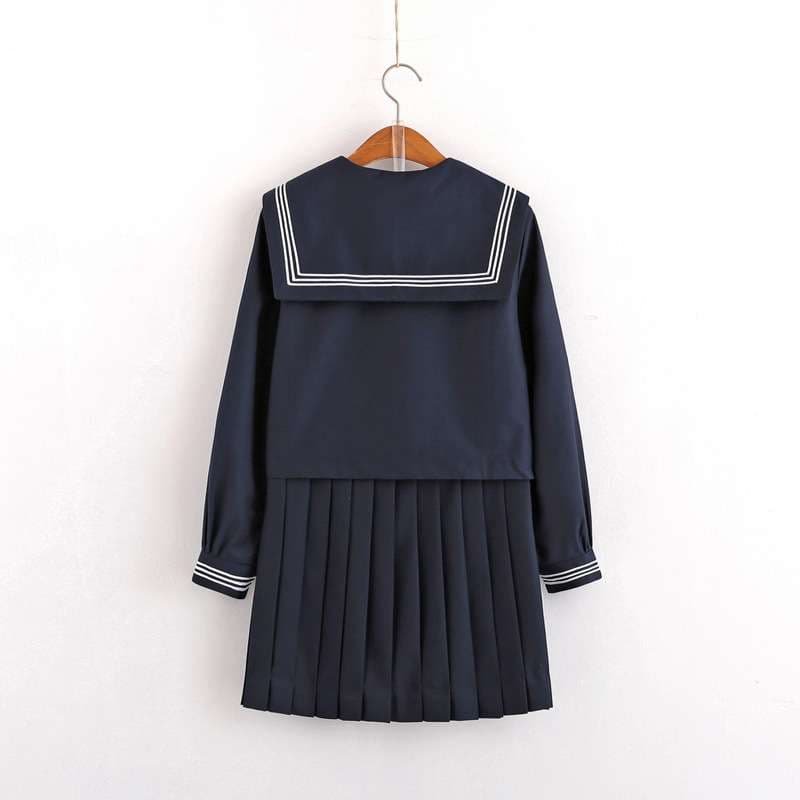 セーラー服 【大きいサイズ】 学生風レトロセーラー制服 女装 コスチューム