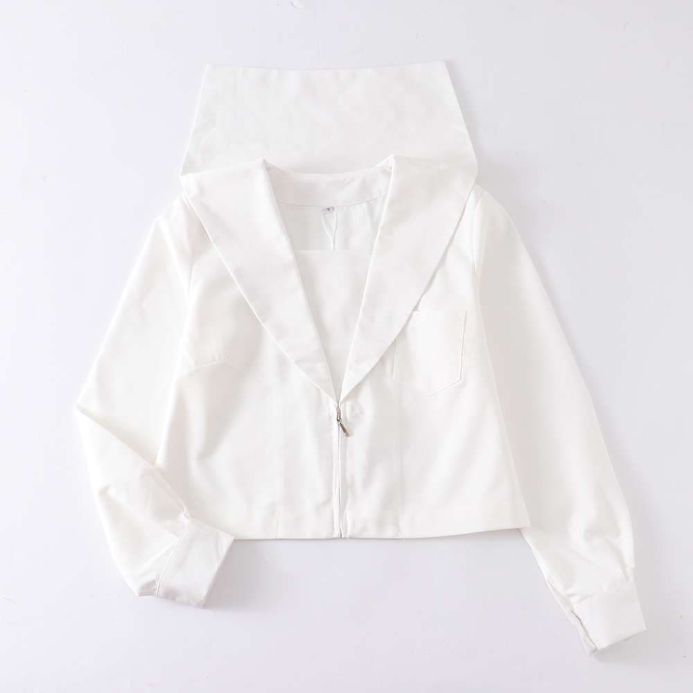 セーラー服 クラシックセーラーカラー ロングスリーブ制服トップス