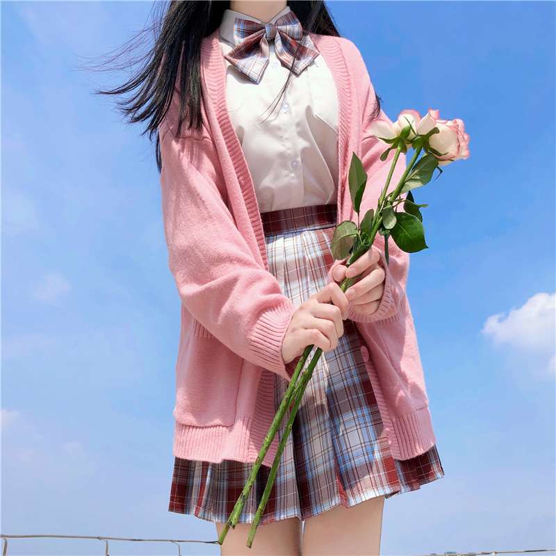 セーラー服 季節に合わせて着回せるプレッピー制服風コーデセット