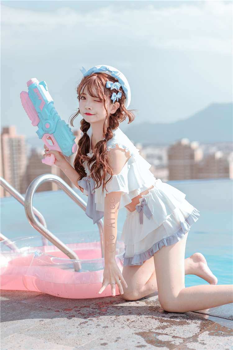 セーラー服 フリルたっぷりセーラー風水着セット