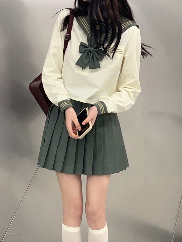 セーラー服 クラシック星章セーラー長袖ブラウス