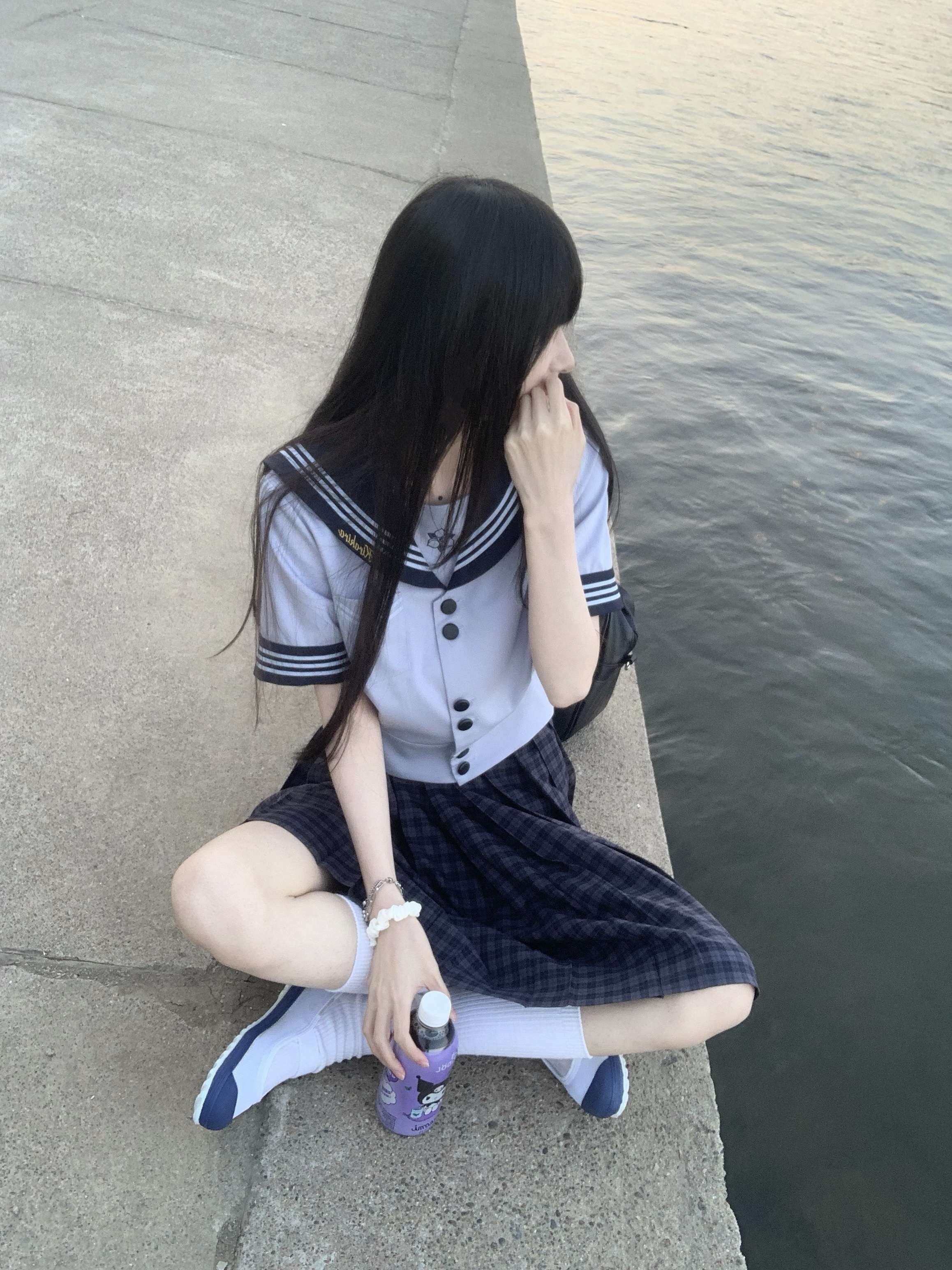 セーラー服 モダンセーラー風学生服トップス