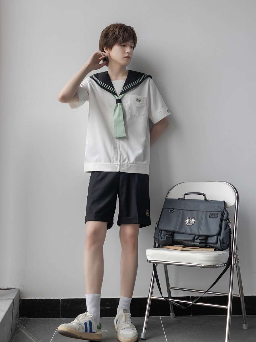セーラー服 学生風メンズ 上下セット