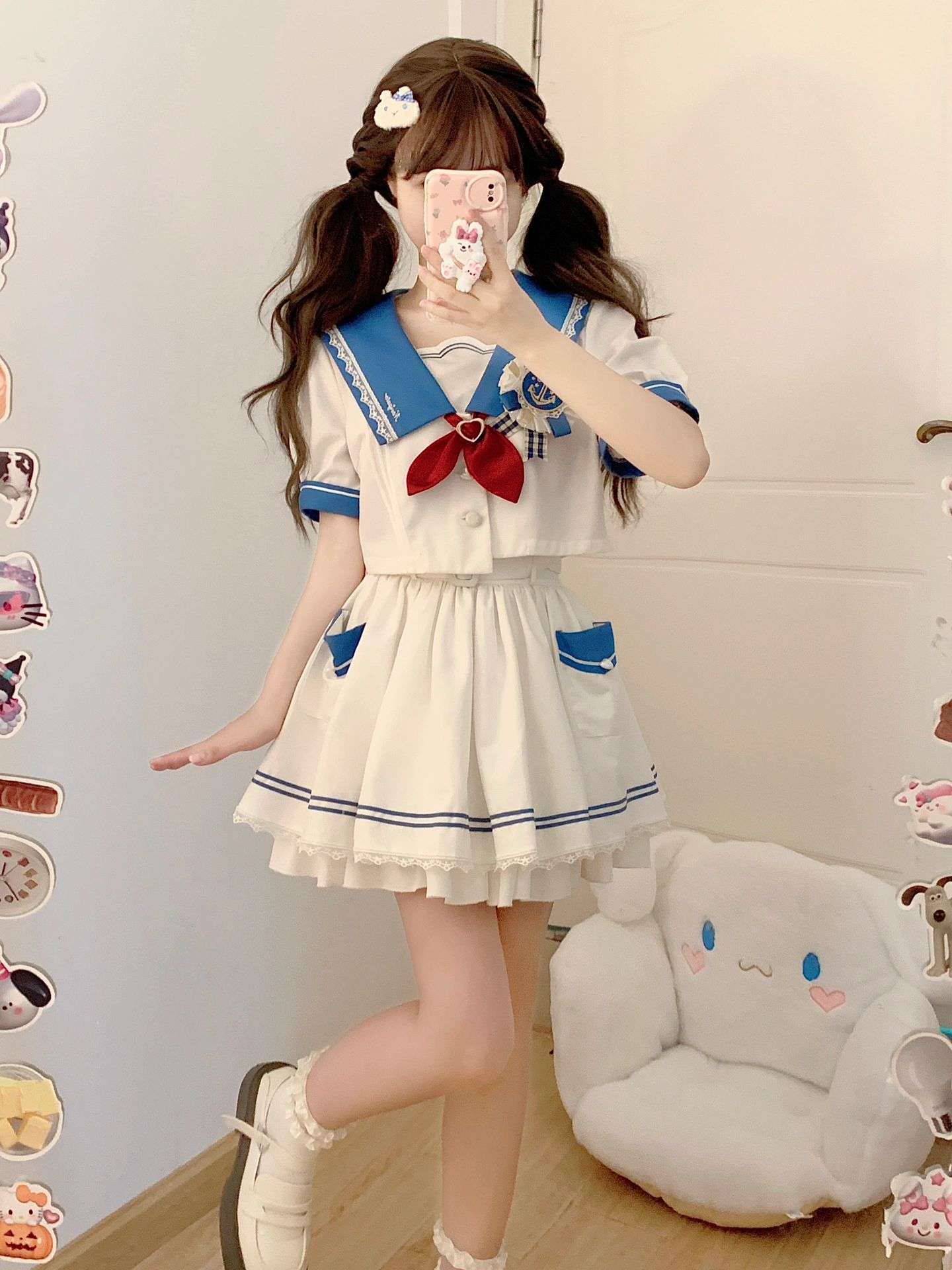 セーラー服 海軍風セーラーコスプレワンピース