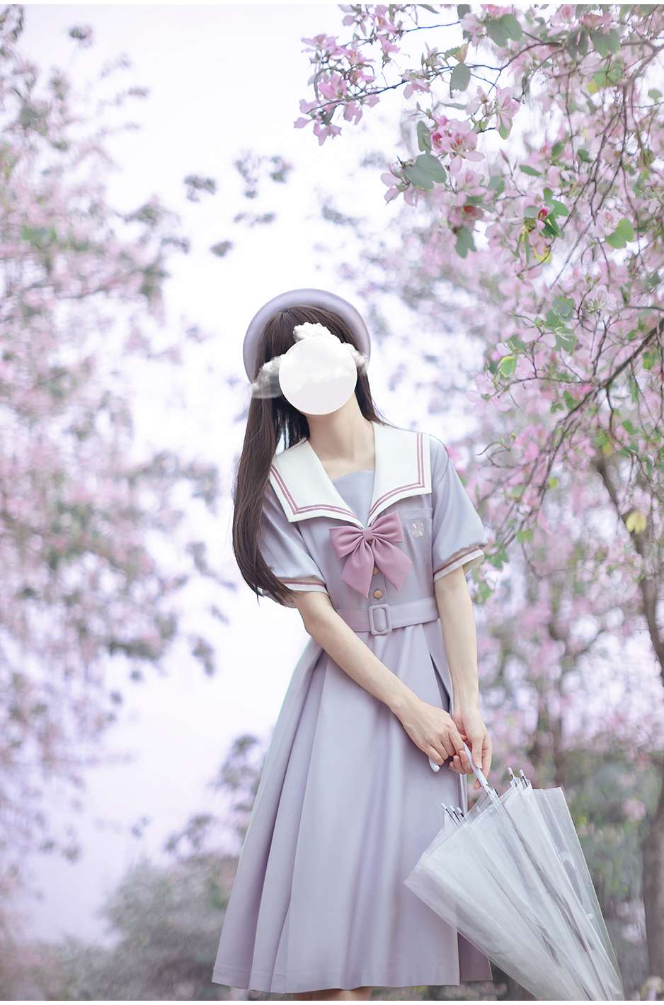 セーラー服 春の香りただよう乙女のセーラーワンピース