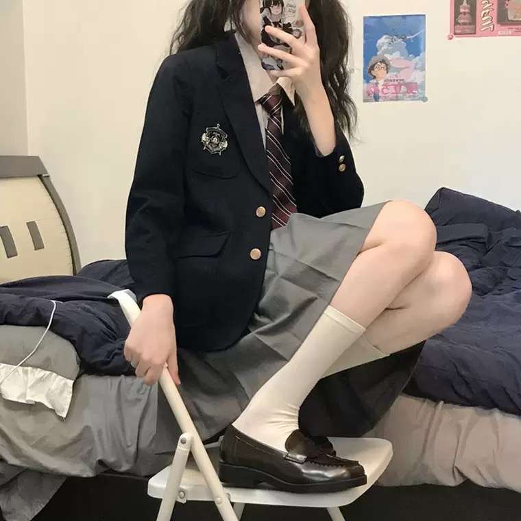 セーラー服 レトロ調学生ブレザーセット