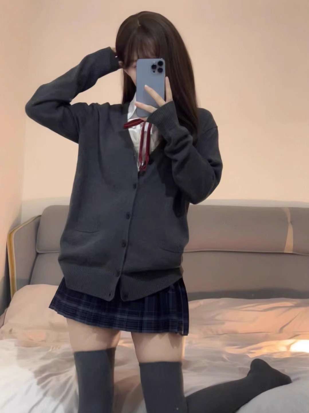 セーラー服 カーディガン