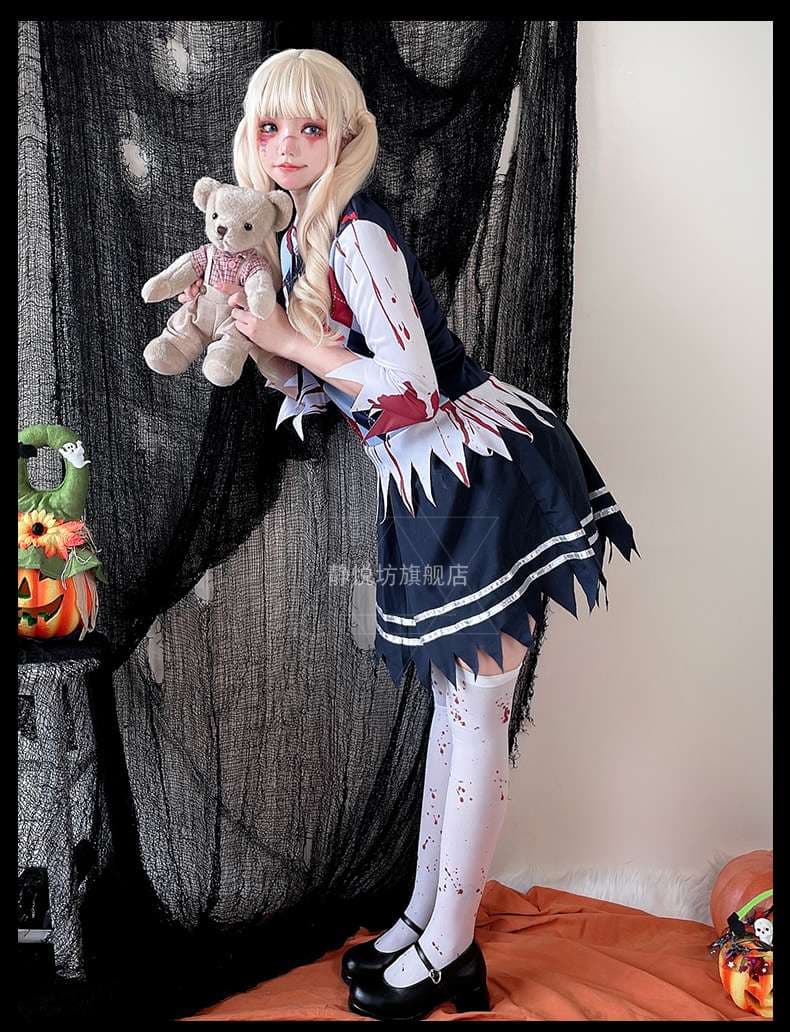 セーラー服 ホラー風 コスチューム