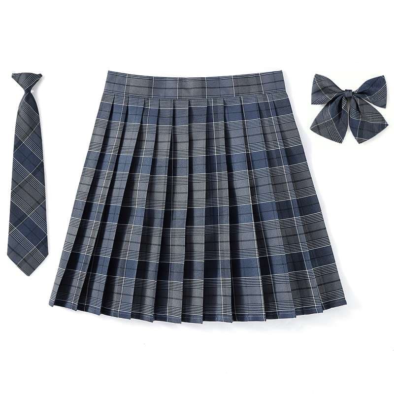 セーラー服 プリーツチェックスカート セット