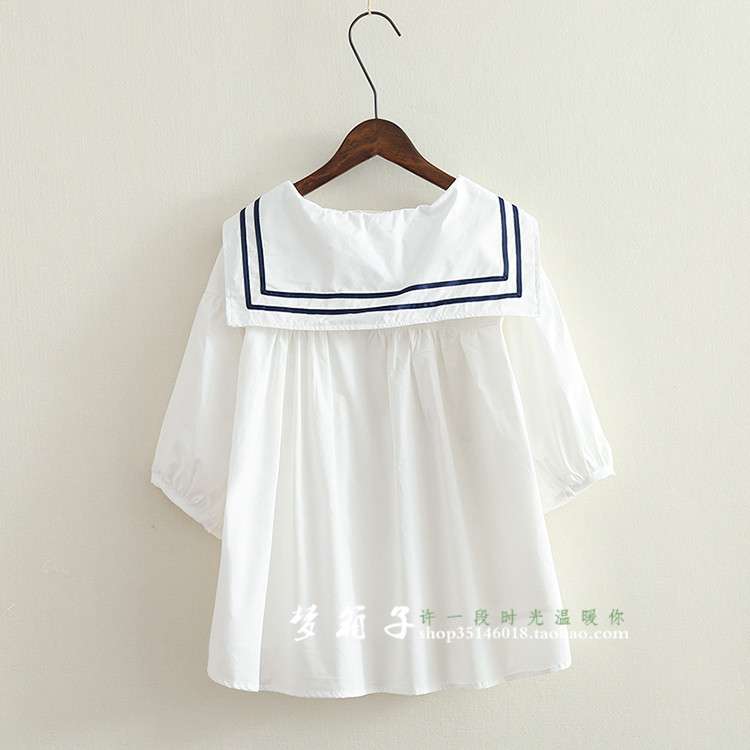 セーラー服 セーラー風デザイン ゆったりブラウス