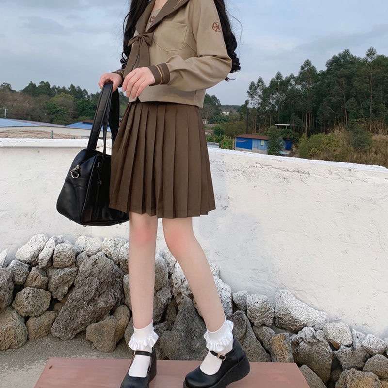 セーラー服 レトロ風リボン付き 制服