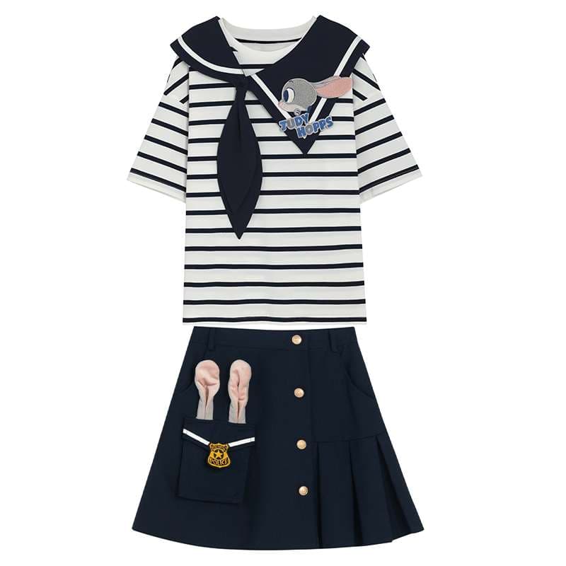 セーラー服 海洋モチーフ セーラーカジュアルセット