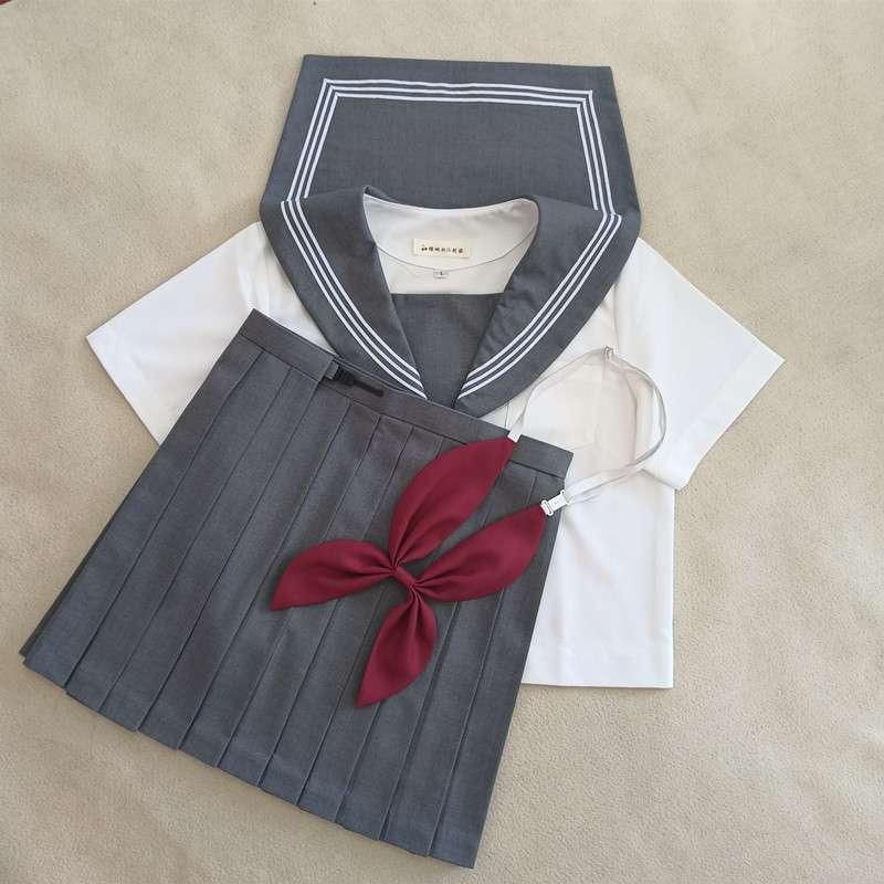 セーラー服 エレガントグレー＆ホワイト セット
