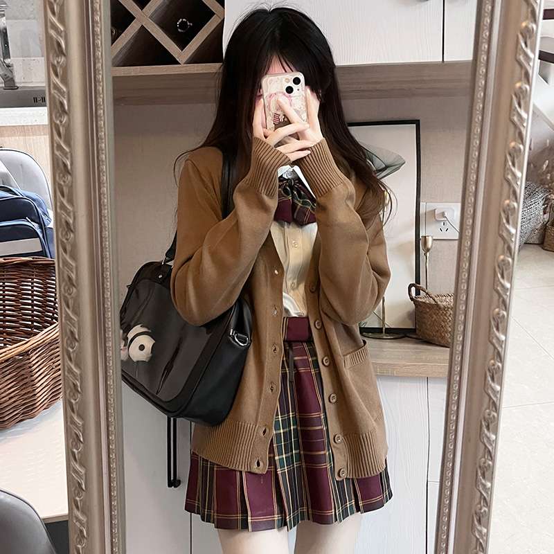 セーラー服 スクールガール風カーディガン制服セット
