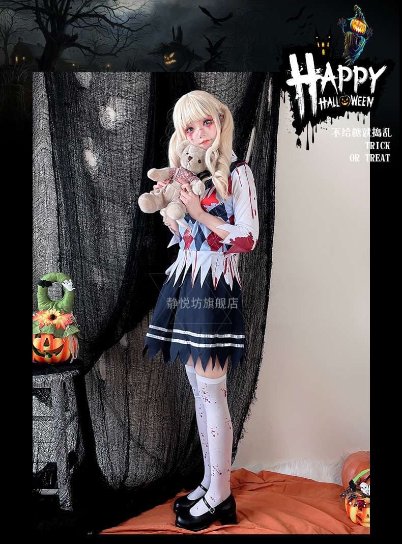セーラー服 ホラー風 コスチューム