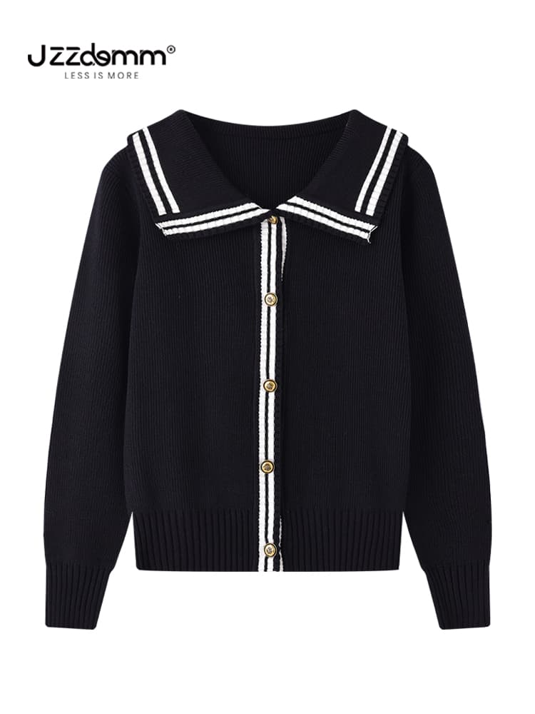 セーラー服 マリンスタイル ニットカーディガン