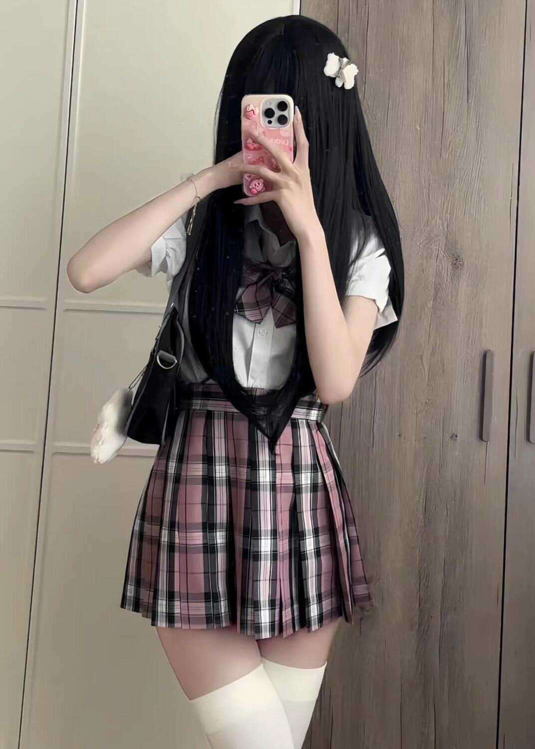 セーラー服 プリーツスカート制服風コスプレセット