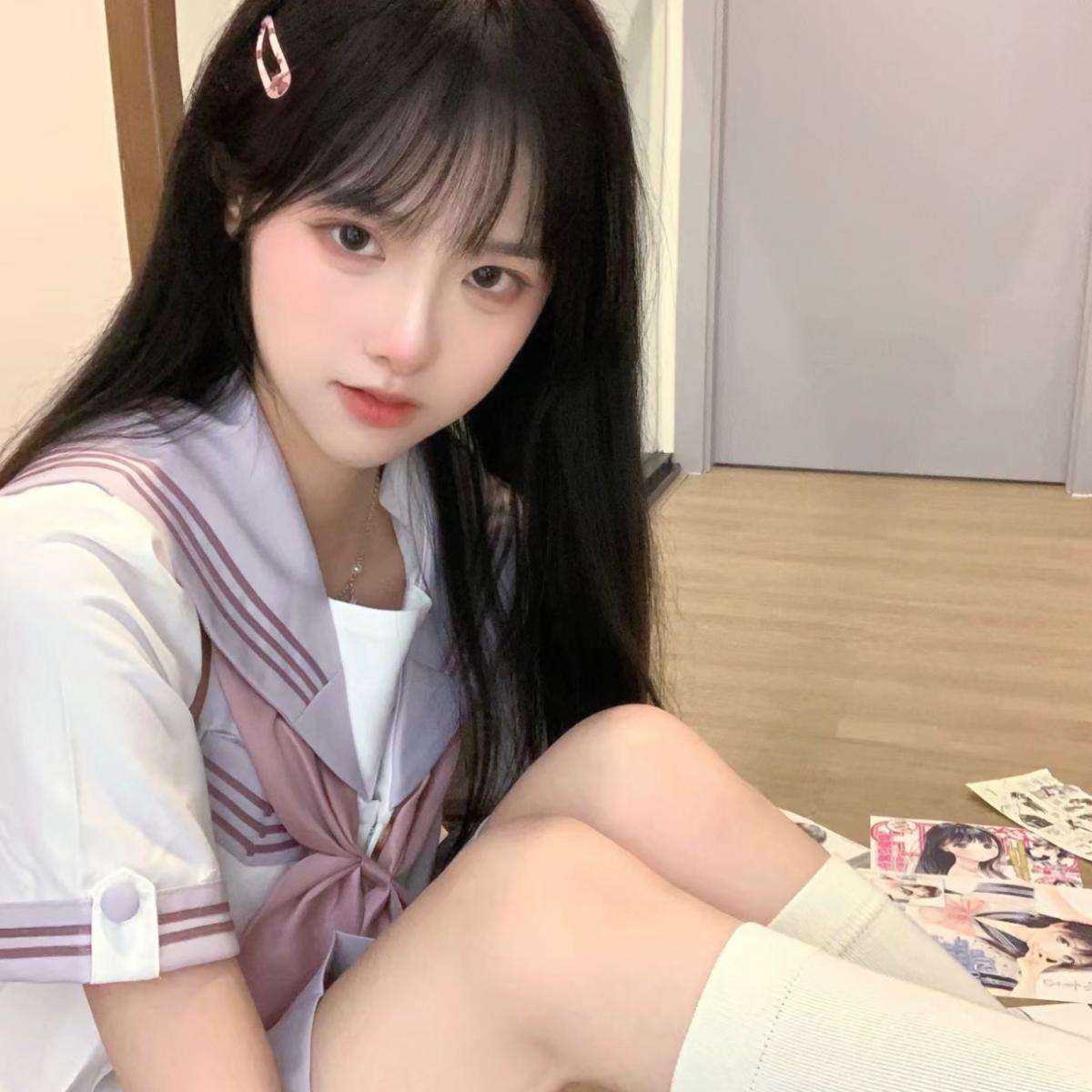 セーラー服 優雅な桜色 セット