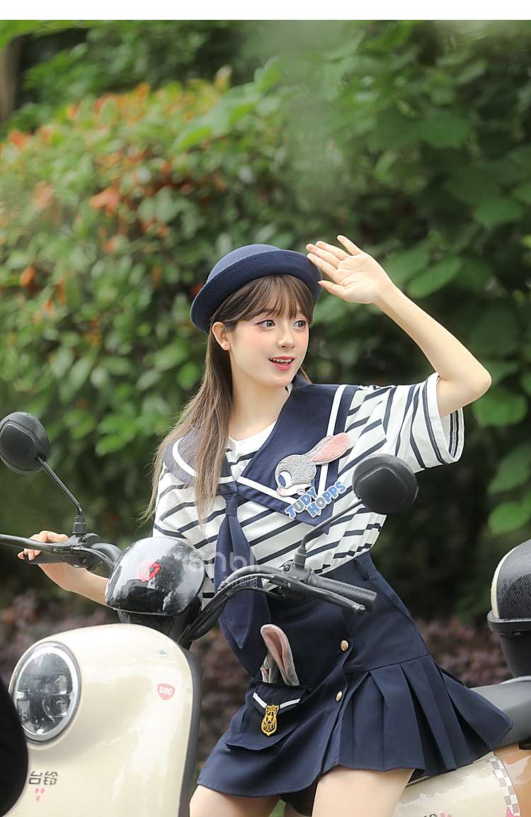セーラー服 海洋モチーフ セーラーカジュアルセット