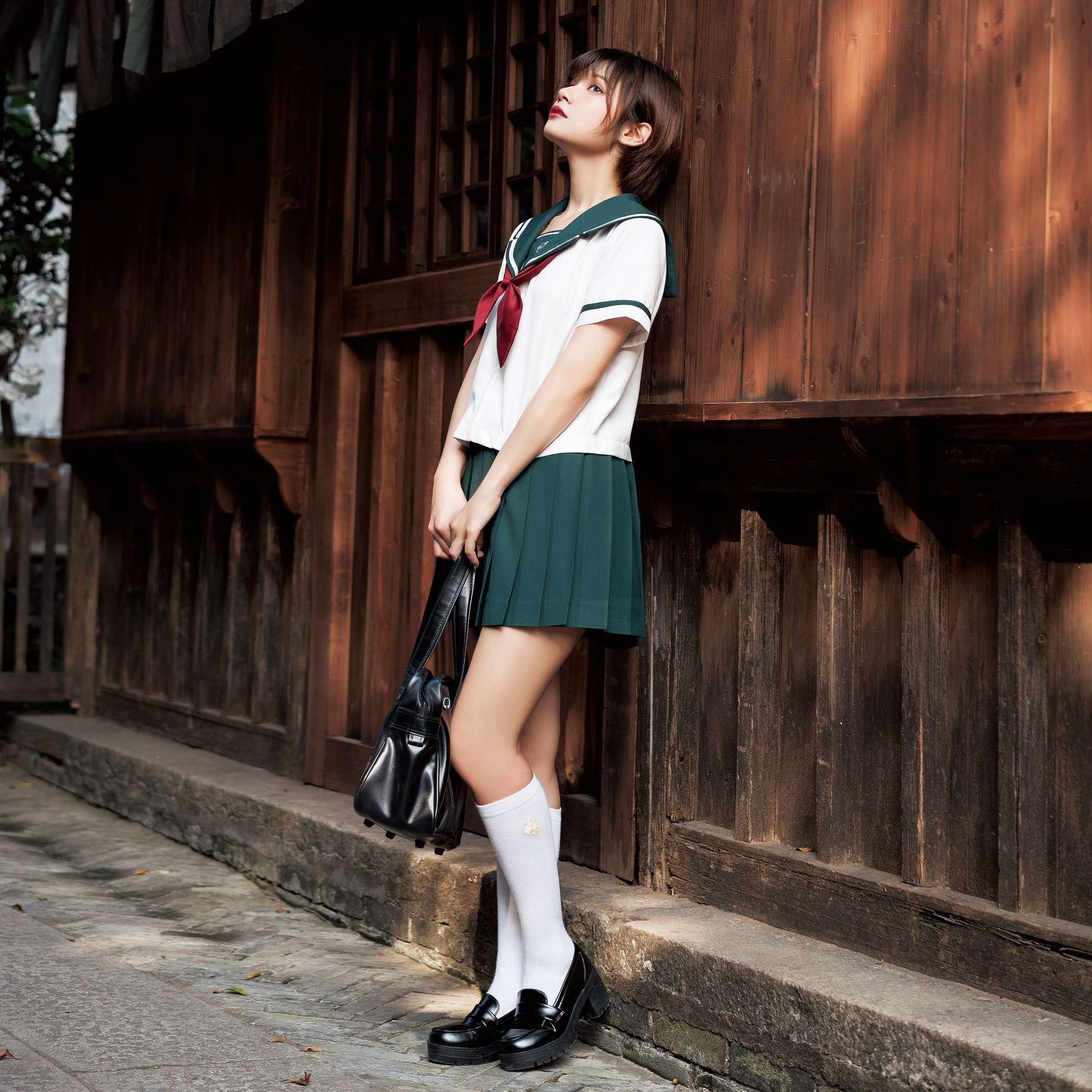 セーラー服 清楚な学園風 上下セット