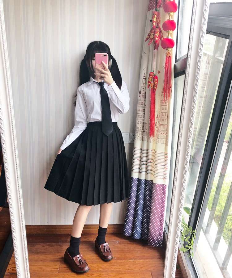 セーラー服 プリーツロングスカート 風制服