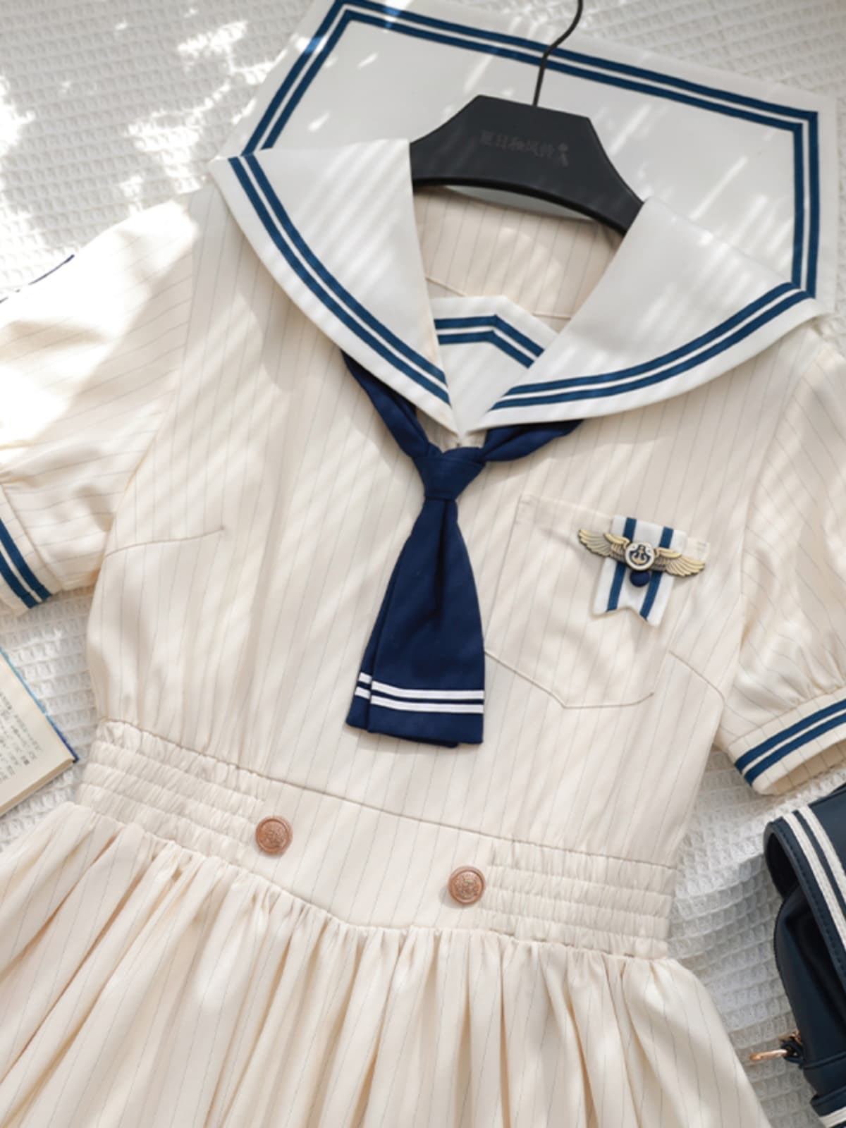 セーラー服 優雅なマリンワンピース風