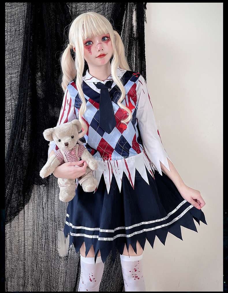 セーラー服 ホラー風 コスチューム