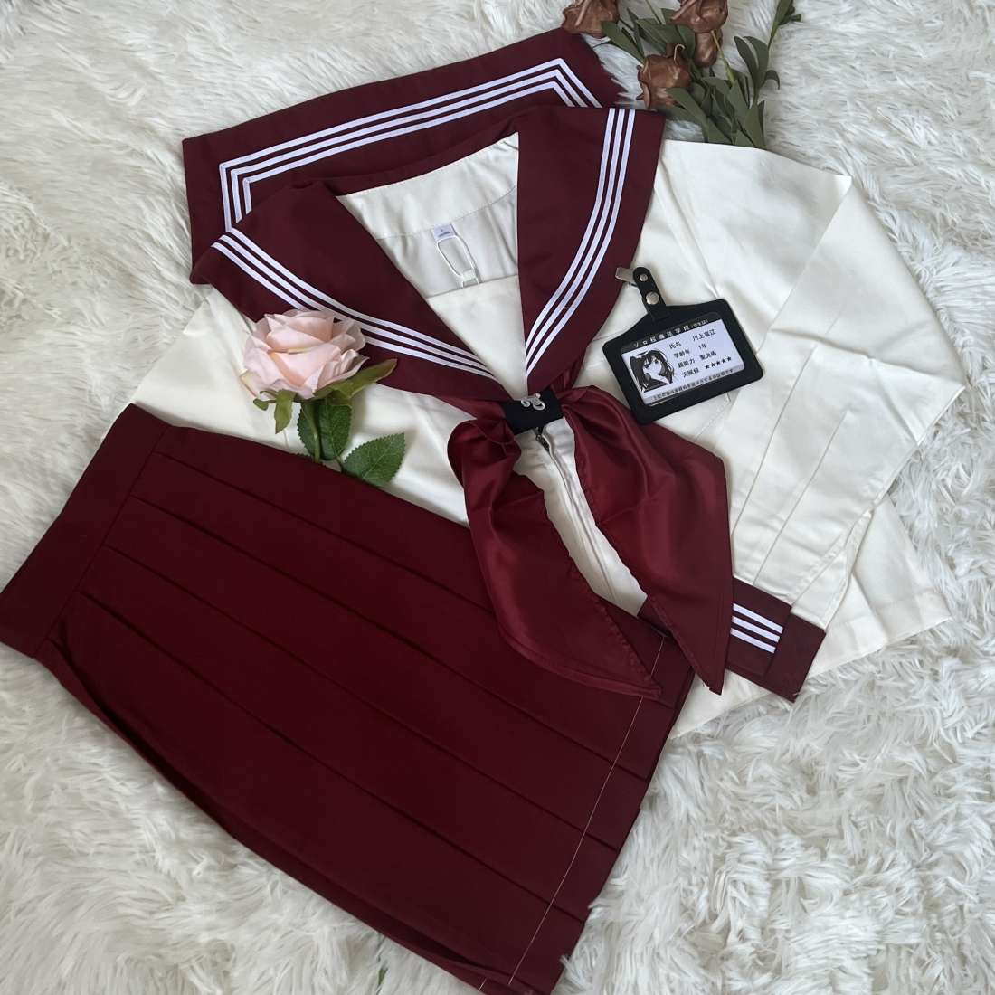 セーラー服 上品な艶めきの 制服セット