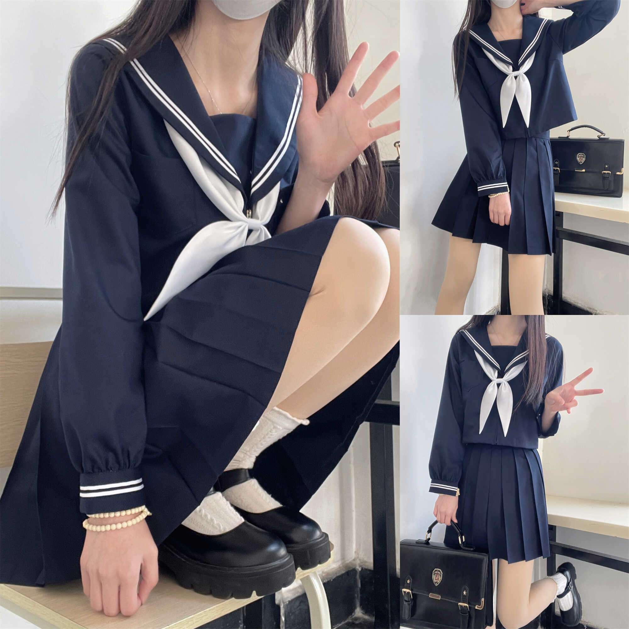 セーラー服 甘めカラー コスプレ6色セット