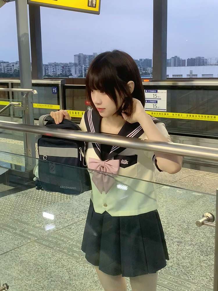 セーラー服 清楚可愛い学園風 コスプレセット