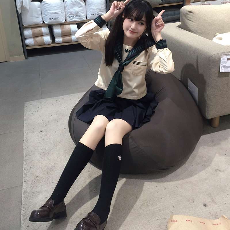 セーラー服 清楚可愛い学園風 コスプレセット