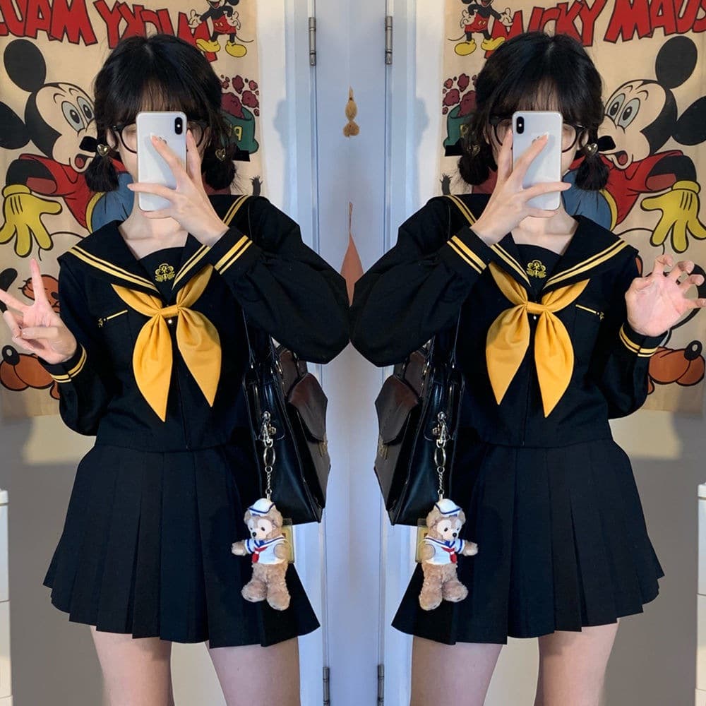 セーラー服 リボン飾り付き正統派