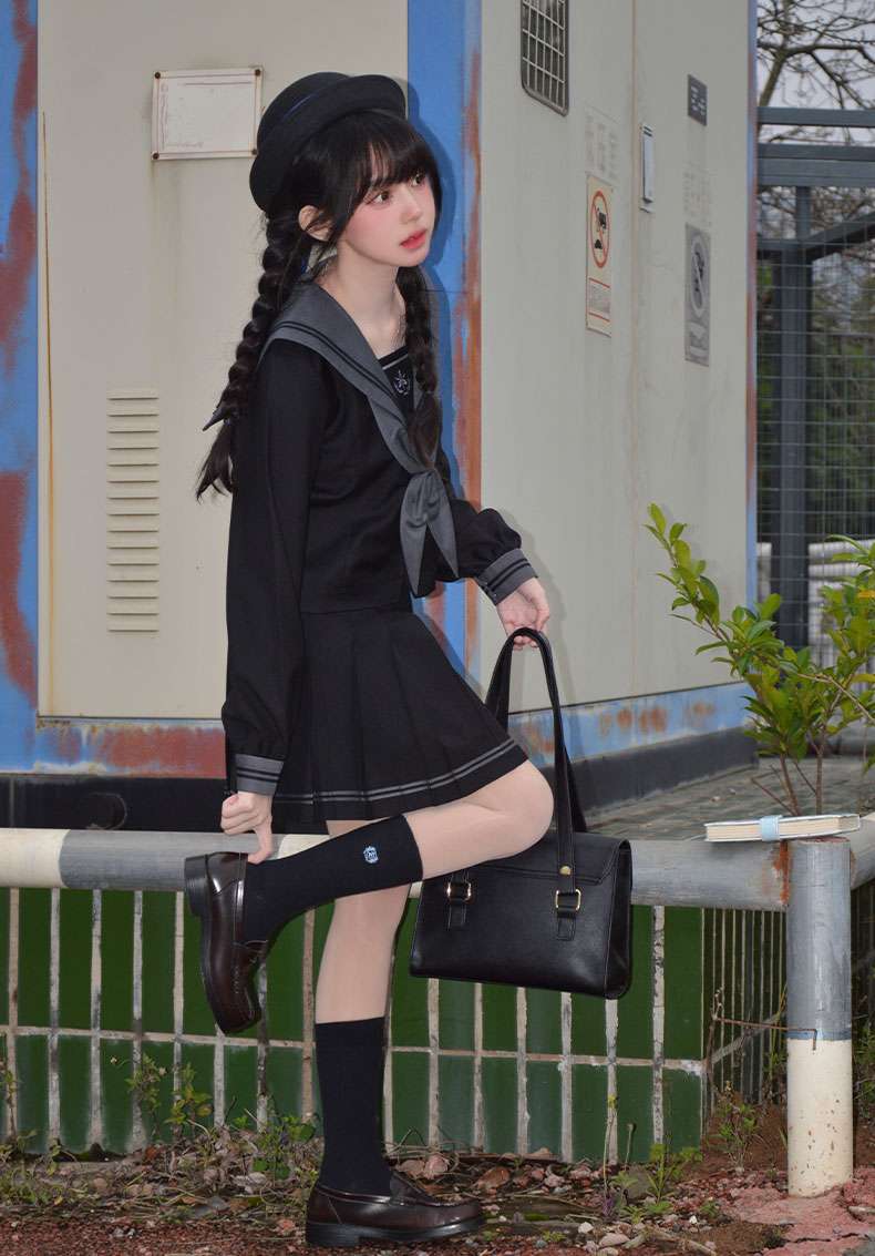セーラー服 クラシックセーラー風学生服セット
