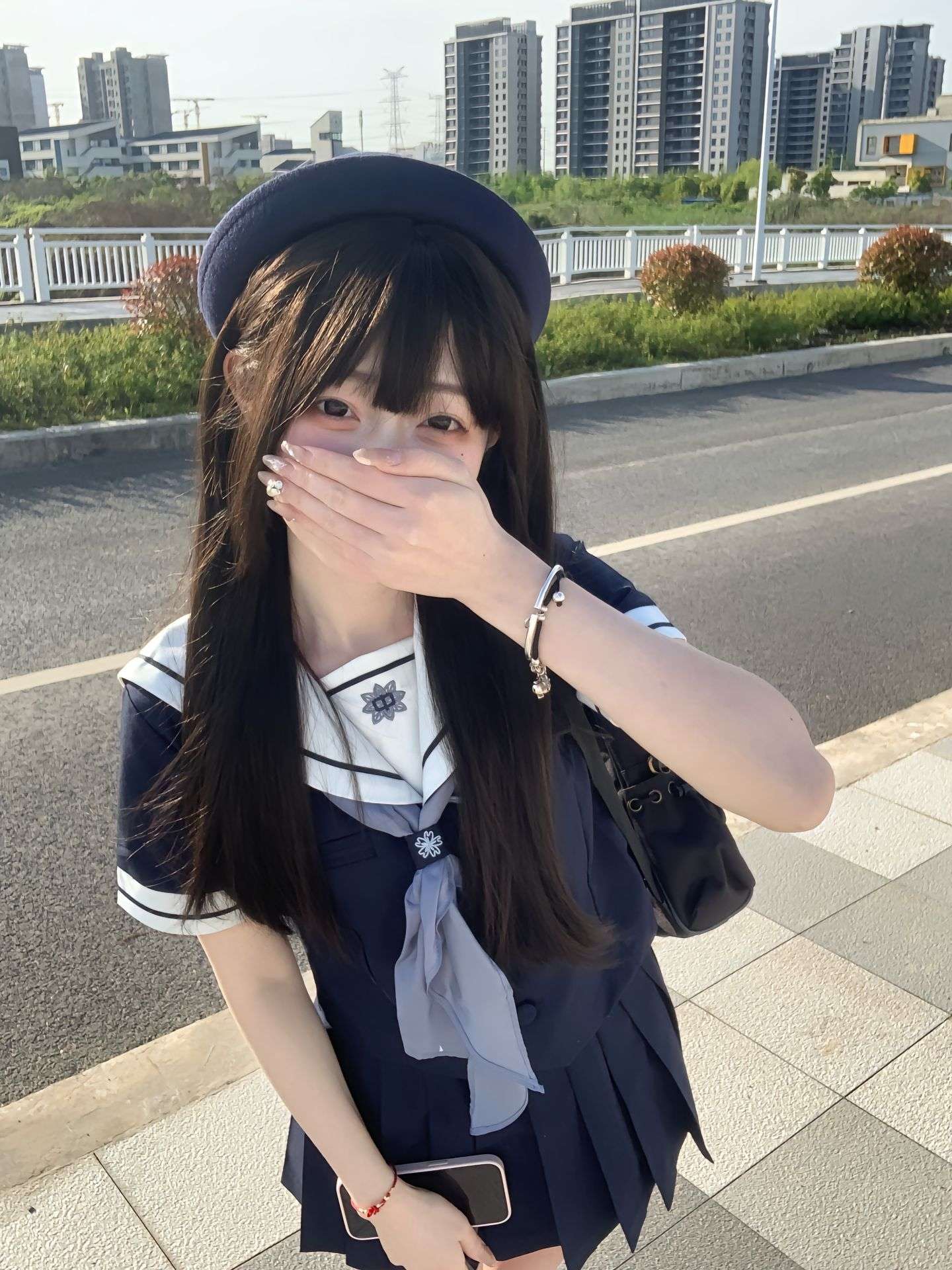 セーラー服 学生風 上下セット