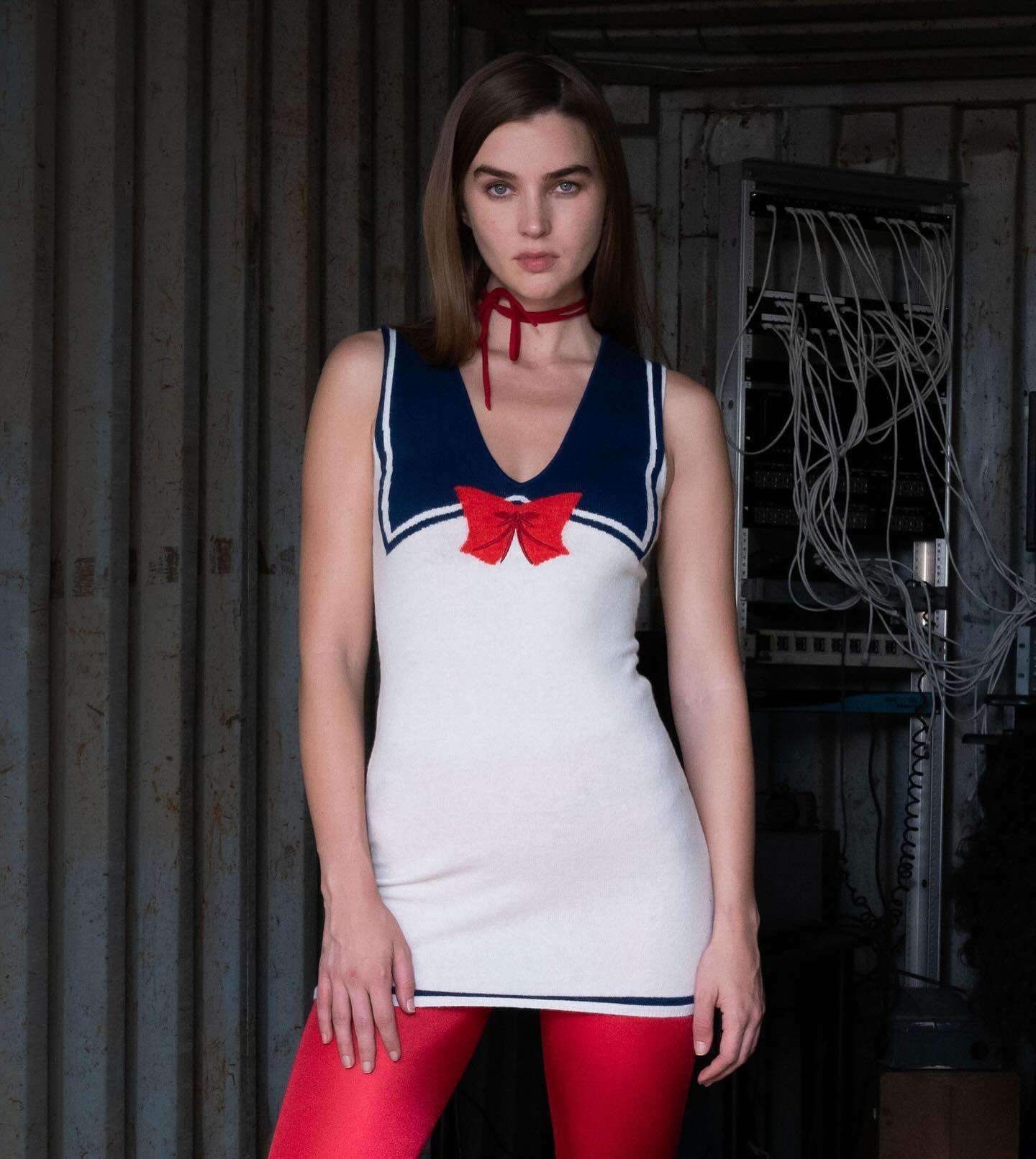 セーラー服 セクシーセーラー風ミニワンピース