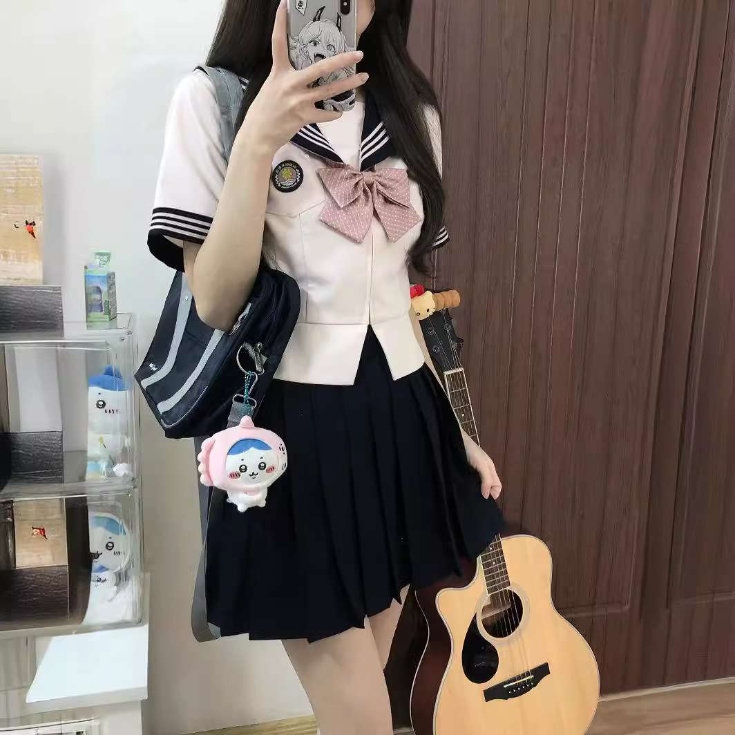 セーラー服 白ブラウス 風制服セット