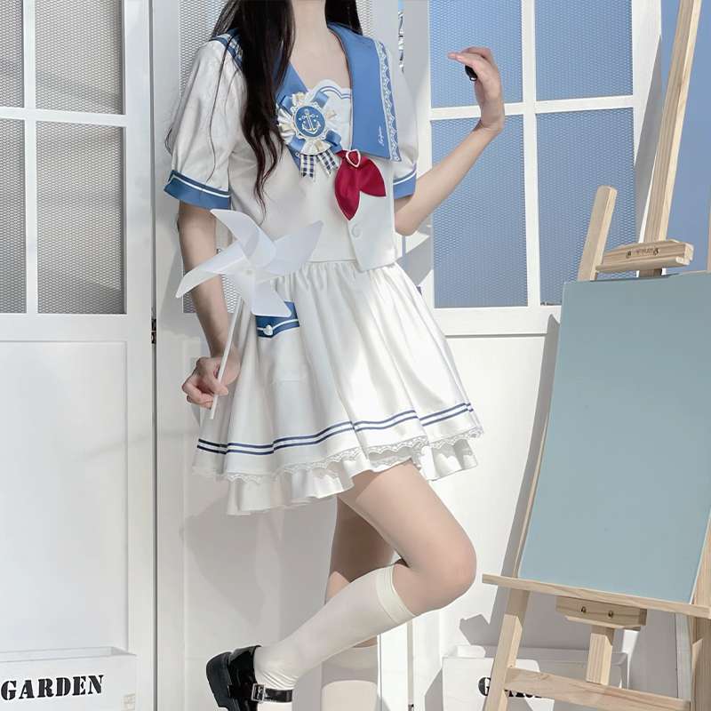 セーラー服 セーラー風ロリータワンピース