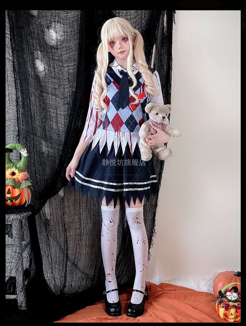 セーラー服 ホラー風 コスチューム