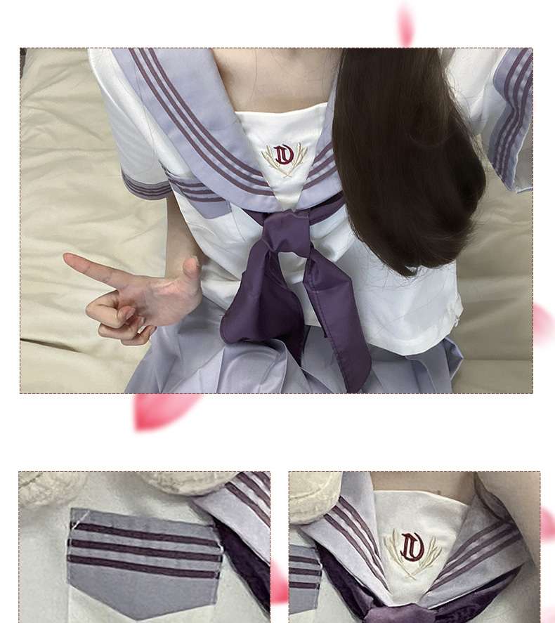 セーラー服 可愛らしいリボンの 制服