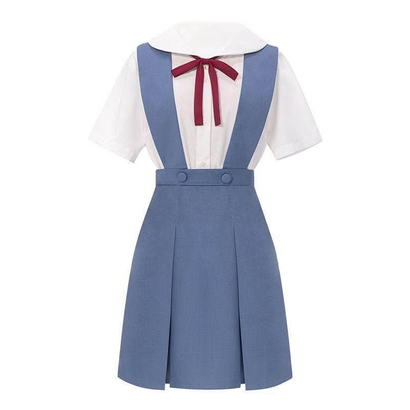セーラー服 リボン結び清楚 半袖ブラウス