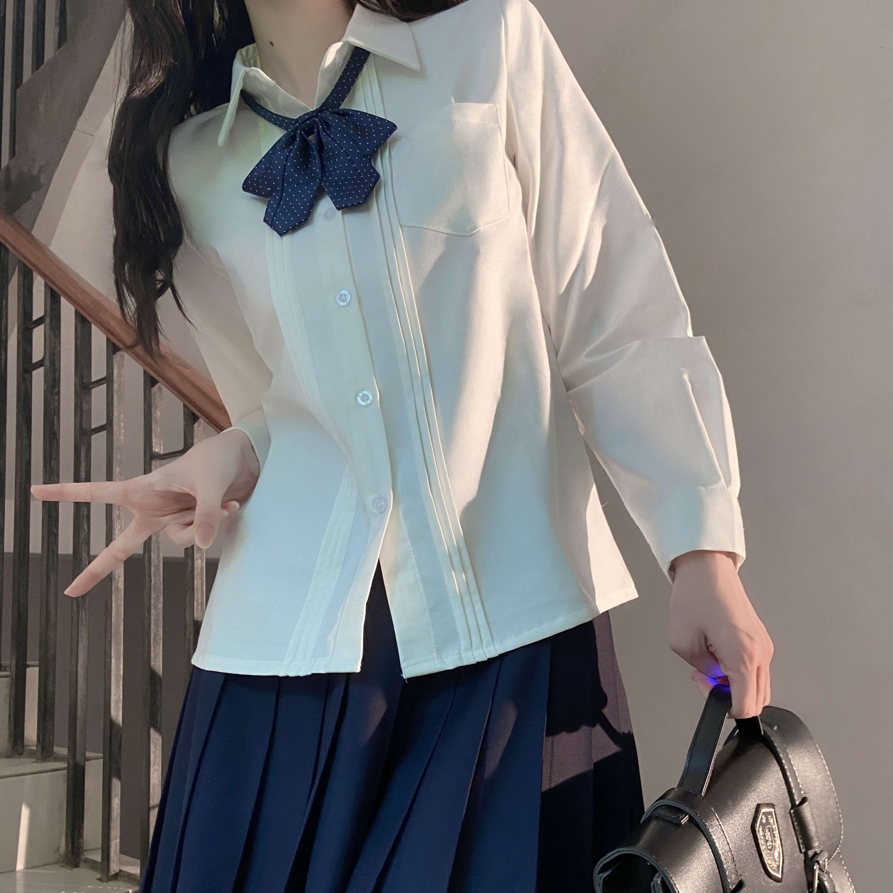 セーラー服 清楚エレガントセーラーブラウス
