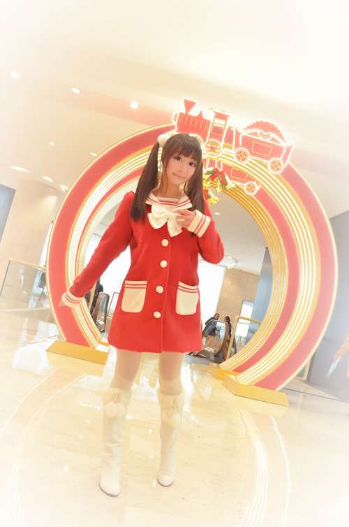 セーラー服 クリスマス 両面 ウールコート