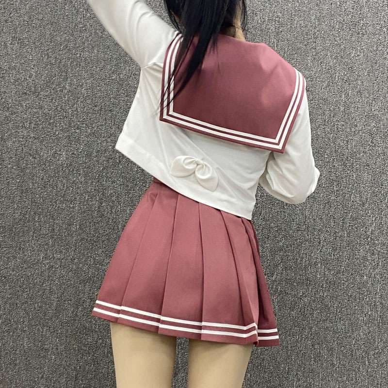 セーラー服 清楚な雰囲気の制服風 セット